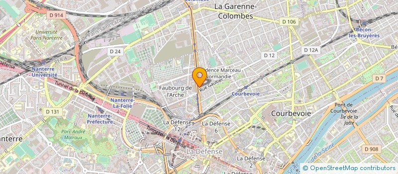 localisation de l'entreprise MONSIEUR PHILIPPE NGO QUANG THU à COURBEVOIE