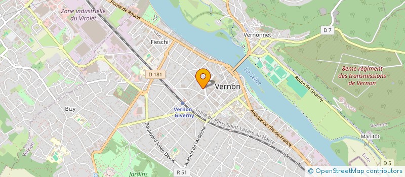 localisation de l'entreprise MONSIEUR PHILIPPE NGUYEN-THANH à VERNON