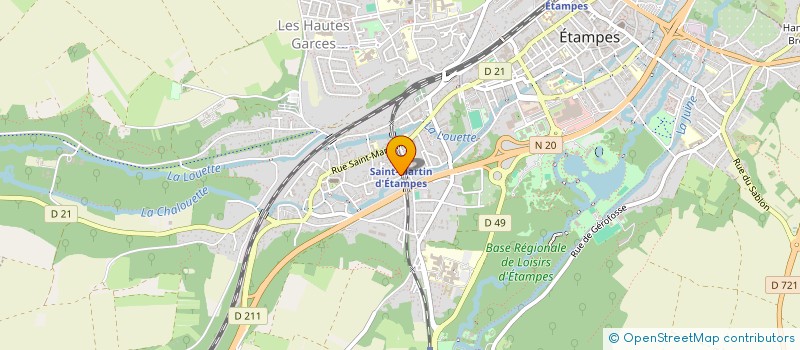 localisation de l'entreprise MONSIEUR PHILIPPE NICAISE à ETAMPES