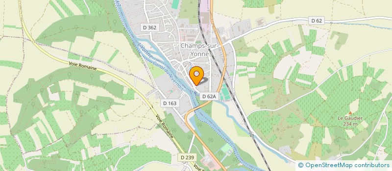 localisation de l'entreprise MONSIEUR PHILIPPE NICLOT  CHAMPS-SUR-YONNE