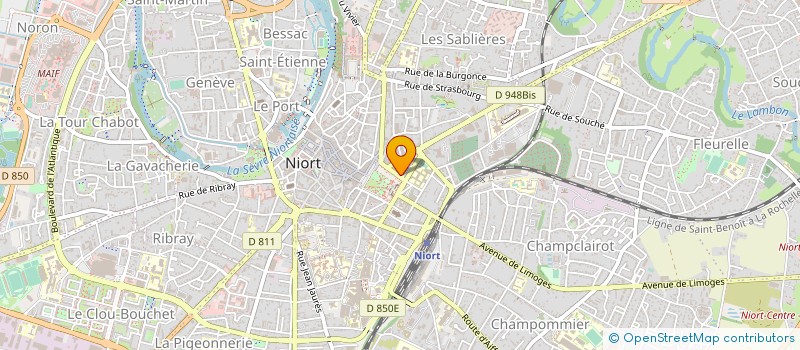 localisation de l'entreprise MONSIEUR PHILIPPE NICOLAS  NIORT