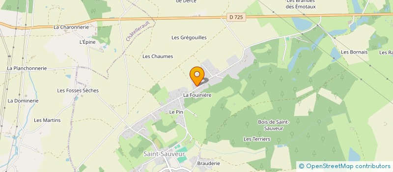 localisation de l'entreprise MONSIEUR PHILIPPE NICOLAS  SENILLE-SAINT-SAUVEUR