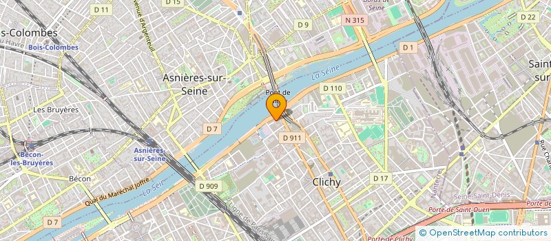 localisation de l'entreprise MONSIEUR PHILIPPE NICOLAS à CLICHY
