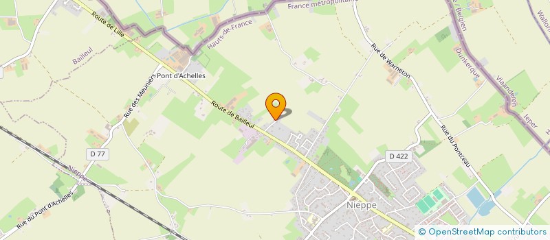 localisation de l'entreprise MONSIEUR PHILIPPE NICOLAS  NIEPPE