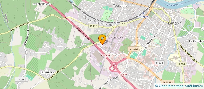 localisation de l'entreprise MONSIEUR PHILIPPE NICOLAS à LANGON