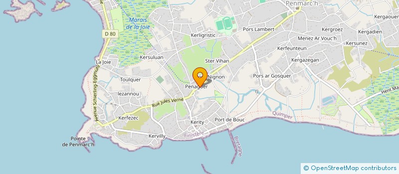 localisation de l'entreprise MONSIEUR PHILIPPE NICOLE  PENMARCH