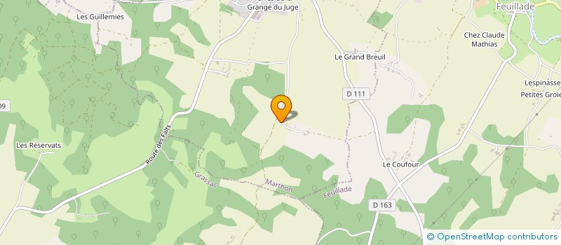 localisation de l'entreprise MONSIEUR PHILIPPE NICOLEAU  MARTHON