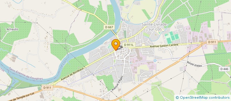 localisation de l'entreprise MONSIEUR PHILIPPE NICOMEDE à SAINTE-LIVRADE-SUR-LOT