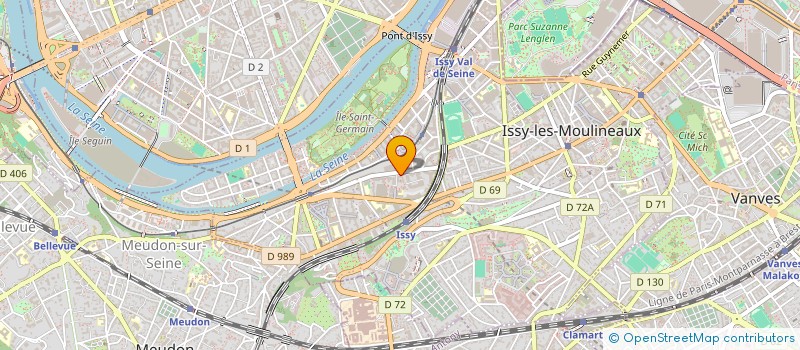 localisation de l'entreprise MONSIEUR PHILIPPE NICOR à ISSY-LES-MOULINEAUX
