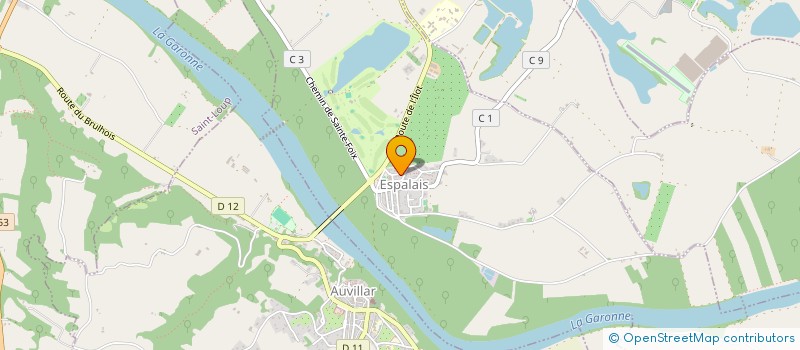 localisation de l'entreprise MONSIEUR PHILIPPE NICOT  ESPALAIS