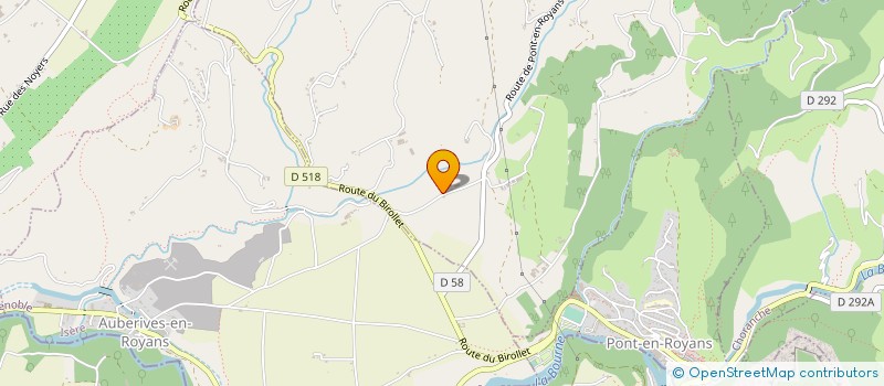 localisation de l'entreprise MONSIEUR PHILIPPE NICOUD  SAINT-ANDRE-EN-ROYANS
