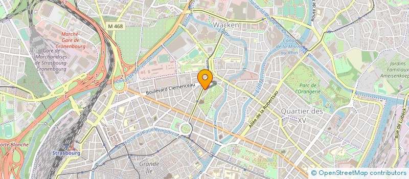 localisation de l'entreprise MONSIEUR PHILIPPE NIEDERBERGER à STRASBOURG