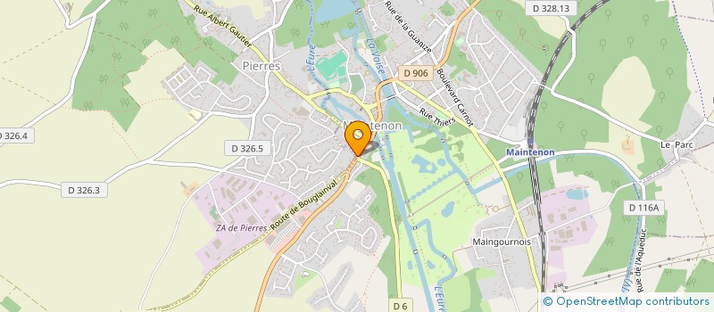 localisation de l'entreprise MONSIEUR PHILIPPE NISSERON à MAINTENON