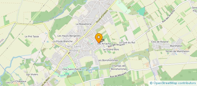 localisation de l'entreprise MONSIEUR PHILIPPE NIVARD à CLERY-SAINT-ANDRE