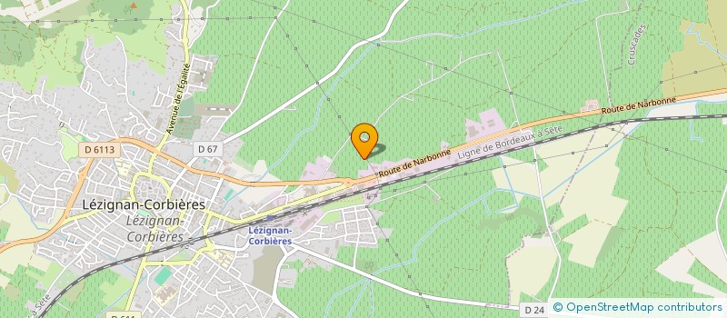 localisation de l'entreprise MONSIEUR PHILIPPE NOELL  LEZIGNAN-CORBIERES