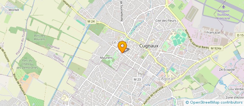 localisation de l'entreprise MONSIEUR PHILIPPE NOIROT  CUGNAUX