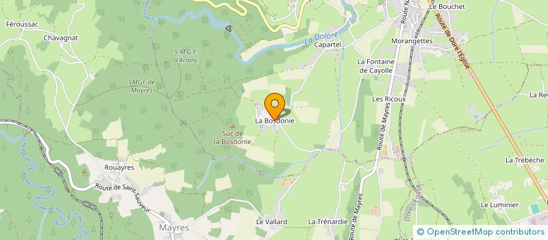 localisation de l'entreprise MONSIEUR PHILIPPE NOLIBOIS  ARLANC