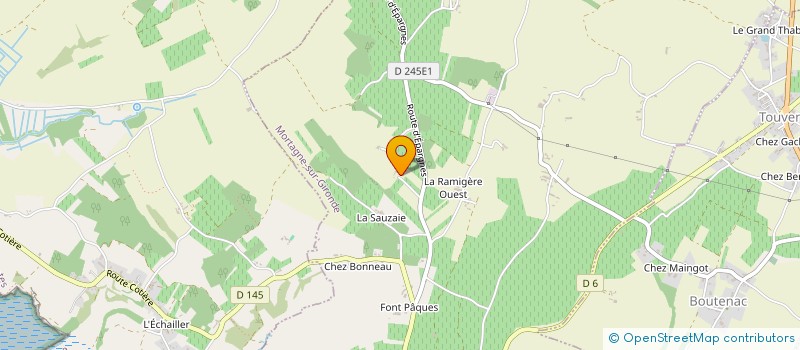 localisation de l'entreprise MONSIEUR PHILIPPE NONJAN  MORTAGNE-SUR-GIRONDE