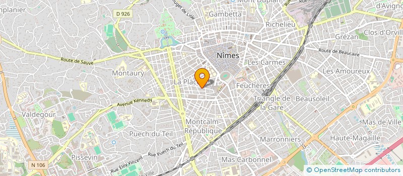 localisation de l'entreprise MONSIEUR PHILIPPE NOREST  NIMES
