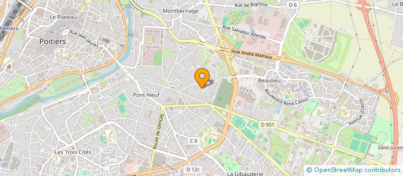 localisation de l'entreprise MONSIEUR PHILIPPE NORMAND  POITIERS