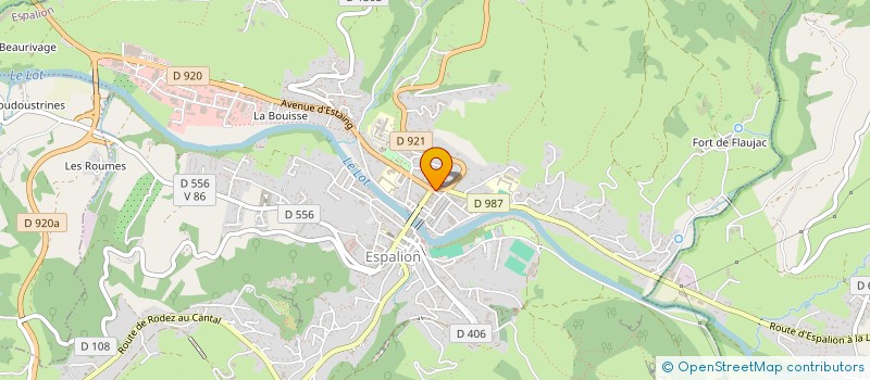 localisation de l'entreprise MONSIEUR PHILIPPE NORMAND-FORESTIER  ESPALION