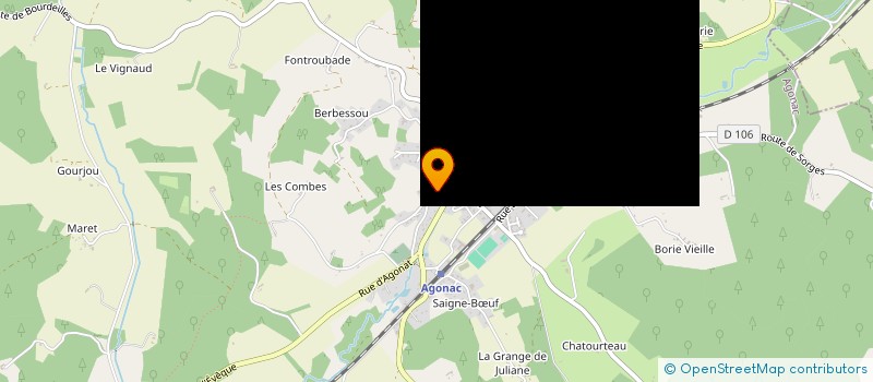 localisation de l'entreprise MONSIEUR PHILIPPE NOUAILLANE à AGONAC
