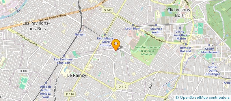 localisation de l'entreprise MONSIEUR PHILIPPE NOUGAILLON à LE RAINCY