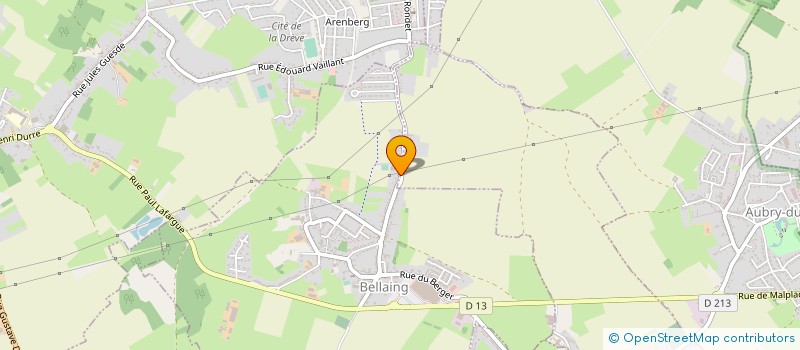 localisation de l'entreprise MONSIEUR PHILIPPE NOWACKI  BELLAING