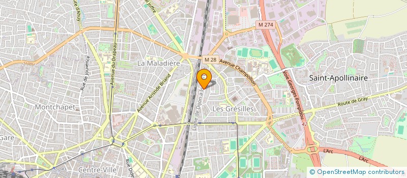 localisation de l'entreprise MONSIEUR PHILIPPE NUGUES à DIJON