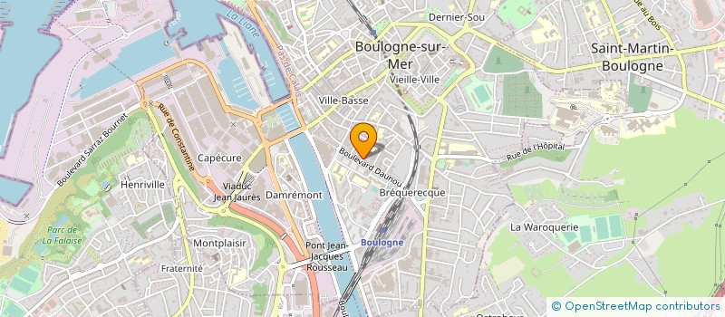 localisation de l'entreprise MONSIEUR PHILIPPE OAKS à BOULOGNE SUR MER