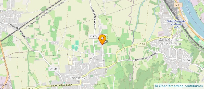 localisation de l'entreprise MONSIEUR PHILIPPE OBERGER à CHASSELAY