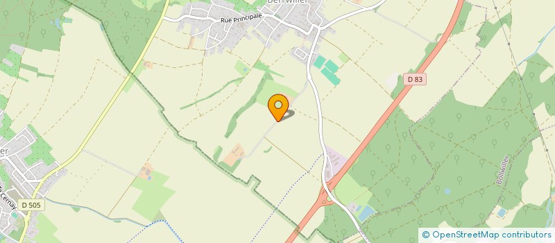 localisation de l'entreprise MONSIEUR PHILIPPE OBERLI  BERRWILLER