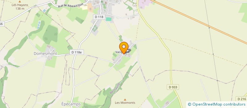 localisation de l'entreprise MONSIEUR PHILIPPE OBIN  MAIZICOURT