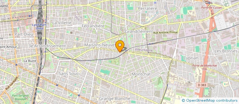 localisation de l'entreprise MONSIEUR PHILIPPE ODDOUX  LYON