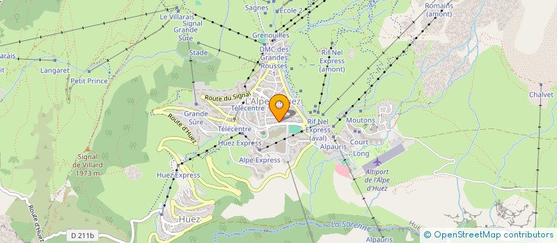 localisation de l'entreprise MONSIEUR PHILIPPE ODETTI  HUEZ