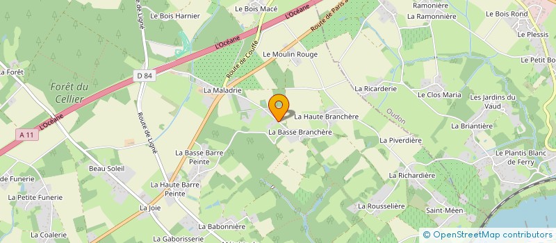 localisation de l'entreprise MONSIEUR PHILIPPE OFFRAI à CELLIER (LE)