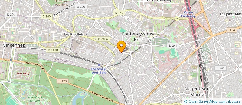 localisation de l'entreprise MONSIEUR PHILIPPE OGAKI à FONTENAY-SOUS-BOIS
