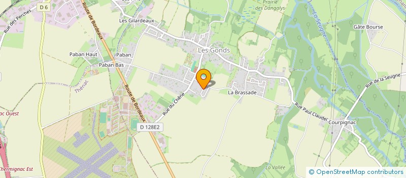 localisation de l'entreprise MONSIEUR PHILIPPE OGEL  LES GONDS