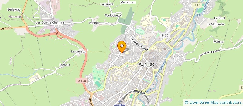 localisation de l'entreprise MONSIEUR PHILIPPE OHEIX à AURILLAC