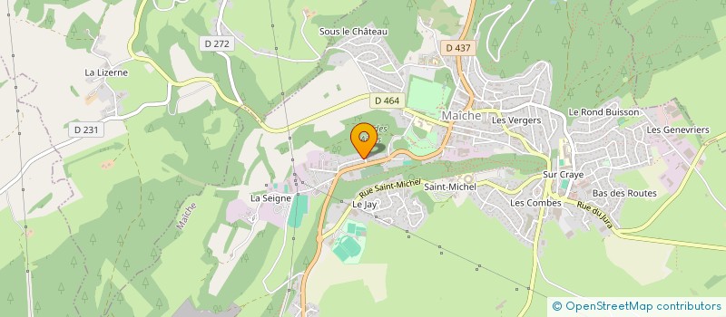 localisation de l'entreprise MONSIEUR PHILIPPE OLIVEIRA  MAICHE