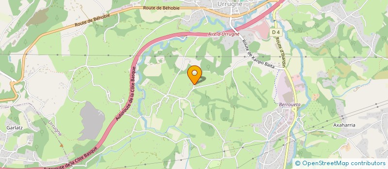 localisation de l'entreprise MONSIEUR PHILIPPE OLIVEIRA  URRUGNE