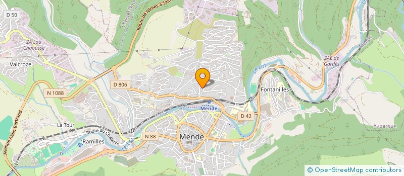 localisation de l'entreprise MONSIEUR PHILIPPE OLIVEIRA  MENDE