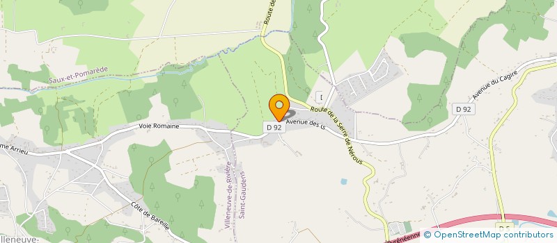 localisation de l'entreprise MONSIEUR PHILIPPE OLIVER  SAINT-GAUDENS