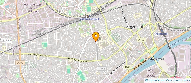 localisation de l'entreprise MONSIEUR PHILIPPE OLIVIER  ARGENTEUIL