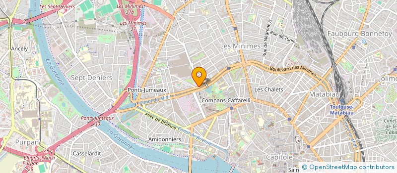 localisation de l'entreprise MONSIEUR PHILIPPE OLIVON à TOULOUSE