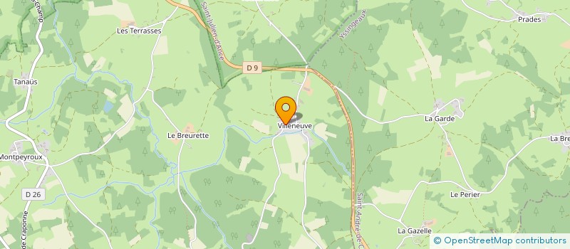 localisation de l'entreprise MONSIEUR PHILIPPE OLLIER  SAINT-PIERRE-DU-CHAMP