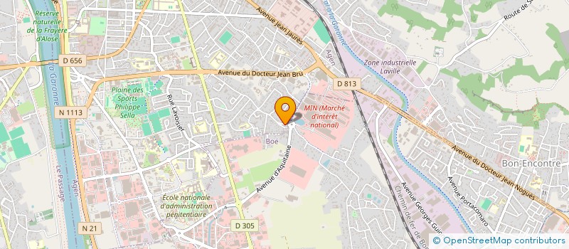 localisation de l'entreprise MONSIEUR PHILIPPE OLMOS  AGEN