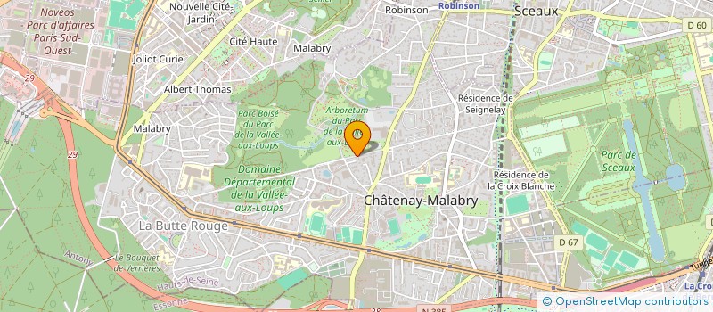 localisation de l'entreprise MONSIEUR PHILIPPE OMNES  CHATENAY-MALABRY