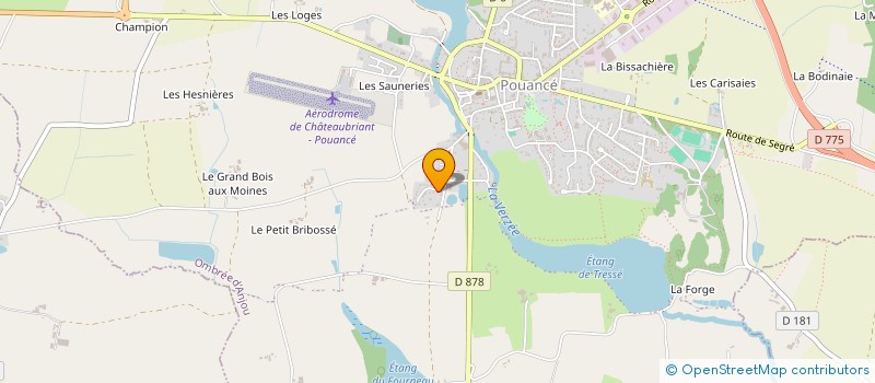 localisation de l'entreprise MONSIEUR PHILIPPE ORILLARD  OMBREE D'ANJOU