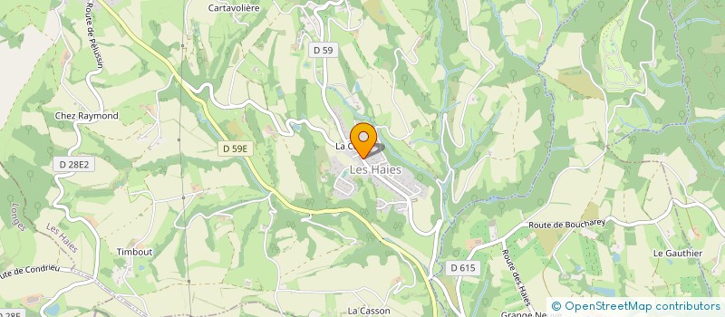 localisation de l'entreprise MONSIEUR PHILIPPE ORIOL-STRAGIER  LES HAIES